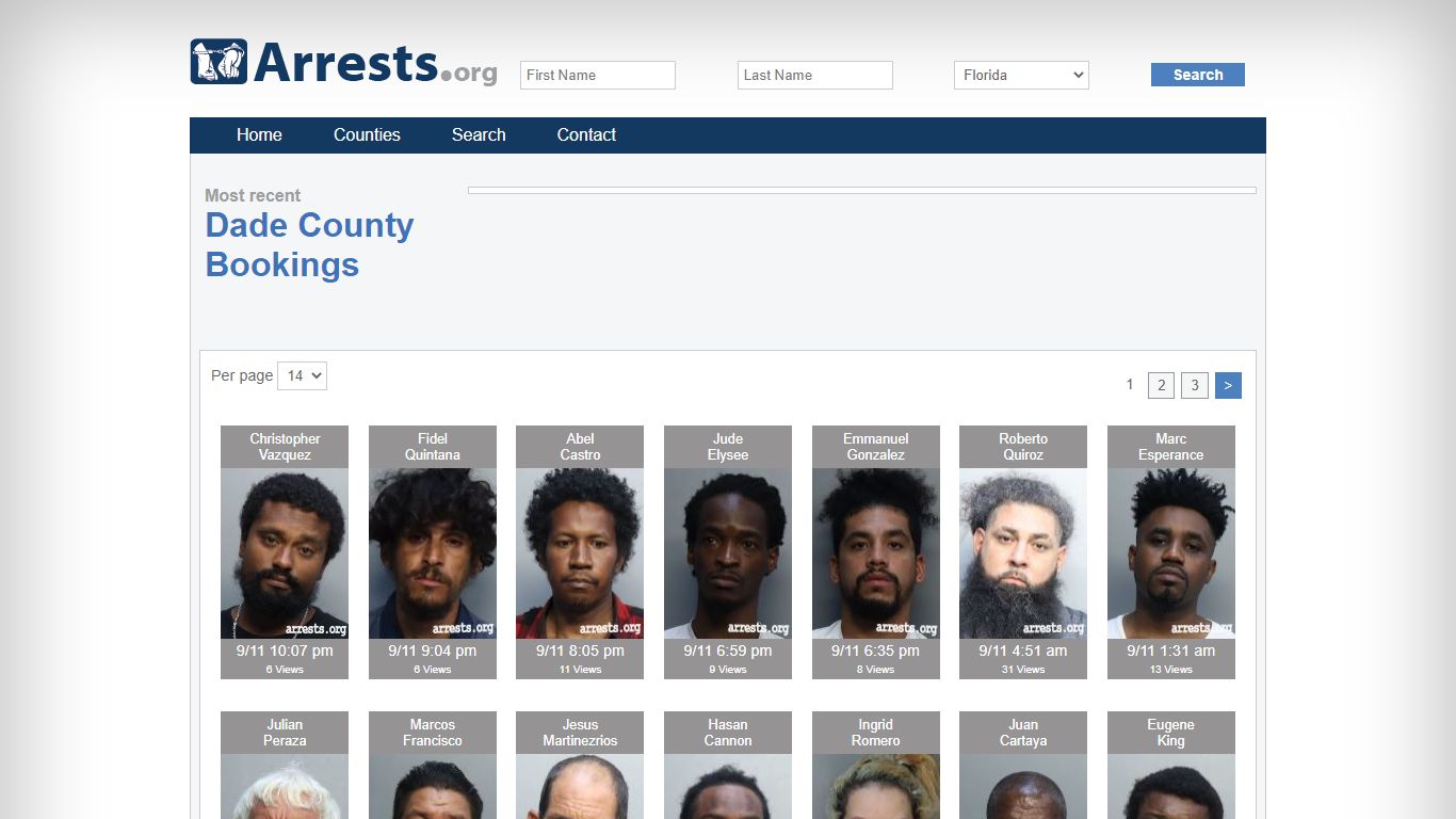 Dade County Arrests and Inmate Search